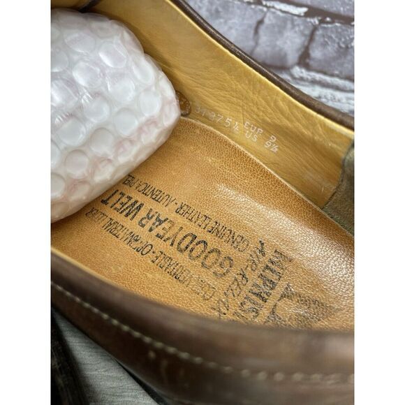 Mephisto Goodyear Welt Brown Leather Oxfords Cap Toe Shoes Men’s Sz 9.5M US/43EU main image 8